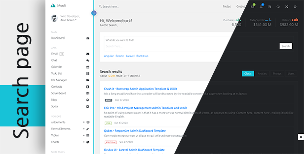 Mooli Pro - Angular, Laravel, & HTML Admin Dashboard Template