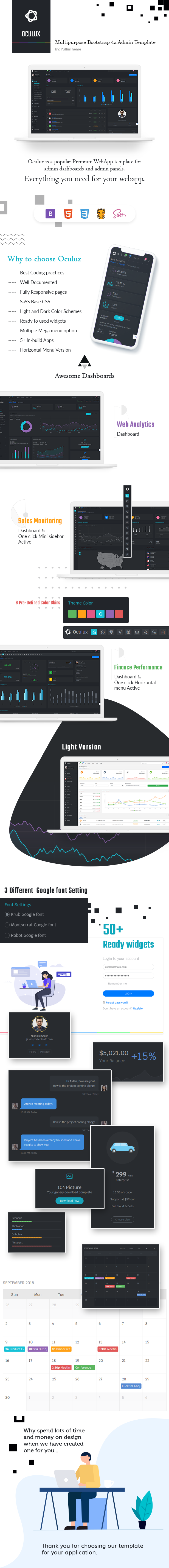 Oculux - Bootstrap 4.5.0 Admin Dashboard Template & UI KIT